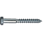 FASTEN zeskant houtdraadbout D571 RVS A2