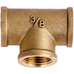 Messing T-stuk no 130