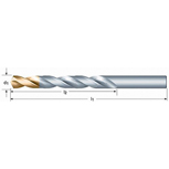 DORMER HSS korte spiraalboor met cil.schacht A002S