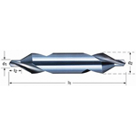 DORMER HSS centreerboren met cil.schacht A201