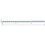 DORMER HSS-E Extra lange sp.boor cil.schacht A977