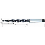 DORMER HSS Klinkgatruimer m/MC-schacht DIN311 B121