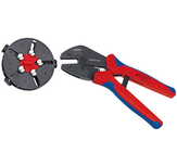Krimptang met wisselmagazijn MultiCrimp, drie