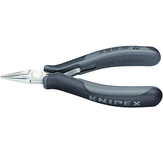 ESD-elektronica-grijptang KNIPEX, plat-ronde