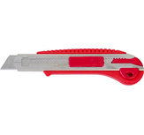 Cuttermessen met drukknop 18mm